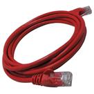 Patch Cord Cat5e 100 Cobre 2,5m Homologado Anatel Vermelho