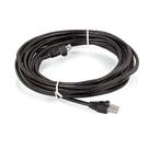 Patch Cord Cat5E Montado Preto - 3 Metros