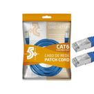Patch cord cat6 ftp blindado 5 metros azul Patch cord cat6 ftp blindado 5 metros azul