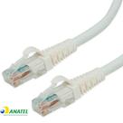 Patch Cord Cat6 U/UTP LSZH GigaLan Furukawa Branco 2,50 Metros