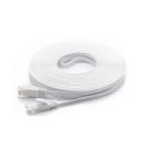 Patch Cord Flat Cat6, 30awg, 100% Cobre, 1.5mt, Branco