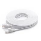 Patch Cord Flat Cat6, 30awg, 100% Cobre, 2.5mt, Branco