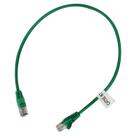 Patch Cord Flexível Cat5e 100% Cobre 0,5 Metros Homologado Anatel - Verde