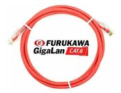 Patch Cord Furukawa Gigalan Cat6 1,50 Mts Vermelho 35123232