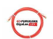 Patch Cord Furukawa Gigalan Cat6e 1,00 Metros Vermelho Patch Cord Furukawa Gigalan Cat6e 1,00 Metros Vermelho