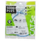 Patch Cord RJ45 Cat5e 0,5m Azul Claro Sohoplus - Furukawa