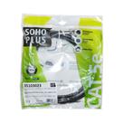 Patch Cord RJ45 Cat5e 2,5m Preto Soho Plus - Furukawa