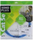 Patch Cord U/utp Furukawa Sohoplus Cat5e Cmx 1.5m Azul-Claro