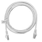 Patch Cord UTP Cat6 Flexível 100% Cobre 2,5 Metros Homologado Anatel - Branco