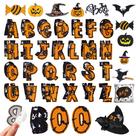 Patch de apliques de tecido KINGSOW 62 peças de cartas de Halloween DIY