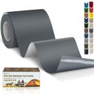 Patch de Reparación de Nylon Cahomo 3x200 cm Autoadhesivo Gris Oscuro