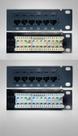 Patch Panel 24 Portas Cat5e RJ45 UTP Rede Patch Panel 24 Portas Cat5e RJ45 UTP Rede