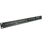 Patch Panel 24 Portas RJ45 fêmea 19" Cat5e