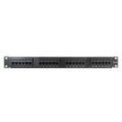 Patch panel cat 5e 24 portas (ad - 10008) - ad connect