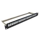 Patch Panel Cat.6 19" 1u 24 Portas Descarregado Blindado Patch Panel Cat.6 19" 1u 24 Portas Descarregado Blindado