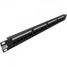 Patch Panel CAT6 24P T568A/B Furukawa Preto