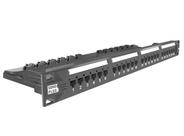 Patch panel cat6 furukawa sohoplus 24 portas t568 com guia