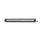 Patch Panel Descarregado Ppdb Intelbras Blindado 24 Portas Flexibilidade Durabilidade E Organização