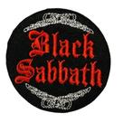Patch Termo Colante Redondo Black Sabbath - Personalize Seu Estilo