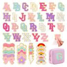 Patches de chenille FOGWOWO Preppy Style 72 unidades para roupas de bricolage