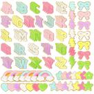 Patches de chenille NICEVINYL Varsity Letter 146 unidades autoadesivos