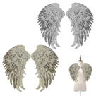 Patches de lantejoulas, 2 pares de asas de anjo grandes para roupas de bricolage