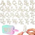 Patches de letras WILLBOND autoadesivo Pearl Rhinestone A-Z