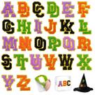 Patches para cartas de chenille de Halloween FOGWOWO 52 unidades autoadesivas