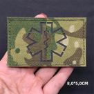 Patches Táticos Multicam 3D Com Bandeiras Nacionais, Refletivos IR, Com tiras autocolantes, Corte a Laser,