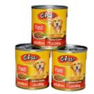 Patê Cães Colosso Premium Ad Sabor Carne Lata 280gr KIT 3 UN Patê Cães Colosso Premium Ad Sabor Carne Lata 280gr KIT 3 UN