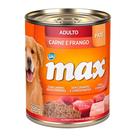 Patê para Cães Max Adultos Sabor Carne e Frango Lata 280g - Max cães