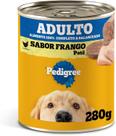 Patê Pedigree Ração Úmida Cães Adultos Lata Carne Frango 280g Patê Pedigree Ração Úmida Cães Adultos Lata Carne Frango 280g