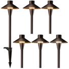 Pathway Lights LEONLITE 5CCT 12-24V LED IP65 Pacote com 6