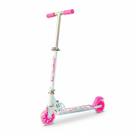 Patinete 2 Rodas com Led Feminino Infantil para Crianças de 3 4 5 6 7 8 anos Suporta até 70kg dobrável