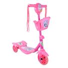 Patinete 3 Rodas com Cesta Unicórnio Mágico Play&Fun Rosa