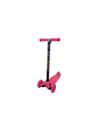 Patinete 4 Rodas Leds Guidom Ajustavel Regulagem Infantil Rosa Violeta Azul Laranja NF