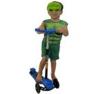 Patinete Dm Toys Radical Power New 3 Rodas + Fantasia Hulk