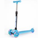 Patinete Dobrável Azul Infantil 3 Rodas Com Led - Castela