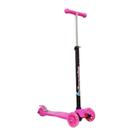 Patinete Infantil 3 Rodas Com Altura Regulável e Freio Capacidade até 60kgs Rosa Importway - BW011