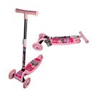 Patinete Infantil Ajustável Rosa 3 Rodas Freitas