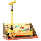 Patinete Infantil Campior Mini de 3 Rodas com LED e Guidão Ajustável