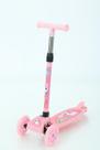 Patinete Infantil Com 3 Rodas Dobrável Rosa