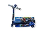 Patinete Infantil De Ferro 3 Rodas Homem Aranha