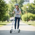 Patinete Infantil Juvenil Reforçado 80 Kilos Rodas Grandes Freio Traseiro