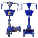 Patinete Infantil Masculino Personagem Kaboo Ajusta Altura