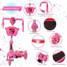 Patinete Infantil Menina Com Led Mundo de Kaboo Ajustável
