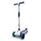 Patinete Infantil Premium Azul com LED e Música Suporta até 80kg A partir de 4 Anos Segurança INMETRO