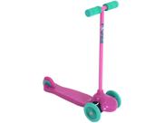 Patinete Infantil Zumm Cor Rosa 3 Rodas Com Led Freio Traseiro Modelo Dobrável Super Resistente Belfix
