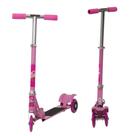 Patinete Juvenil Barbie Regulável 6 7 8 Anos Para Crianças