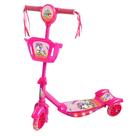 Patinete musical mini com luz e som rosa zoop